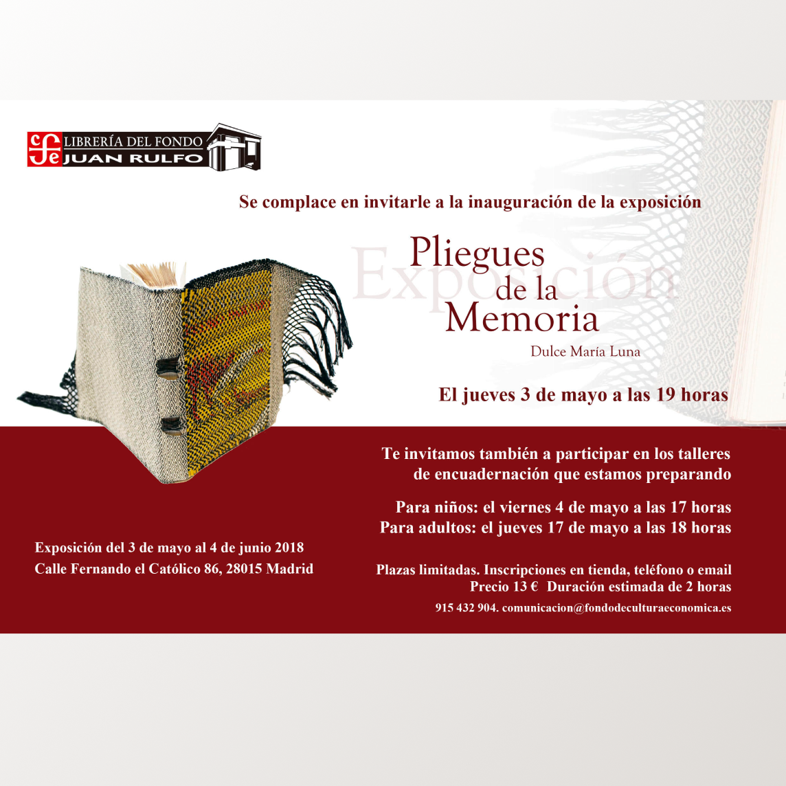 Exposición pliegues de la memoria